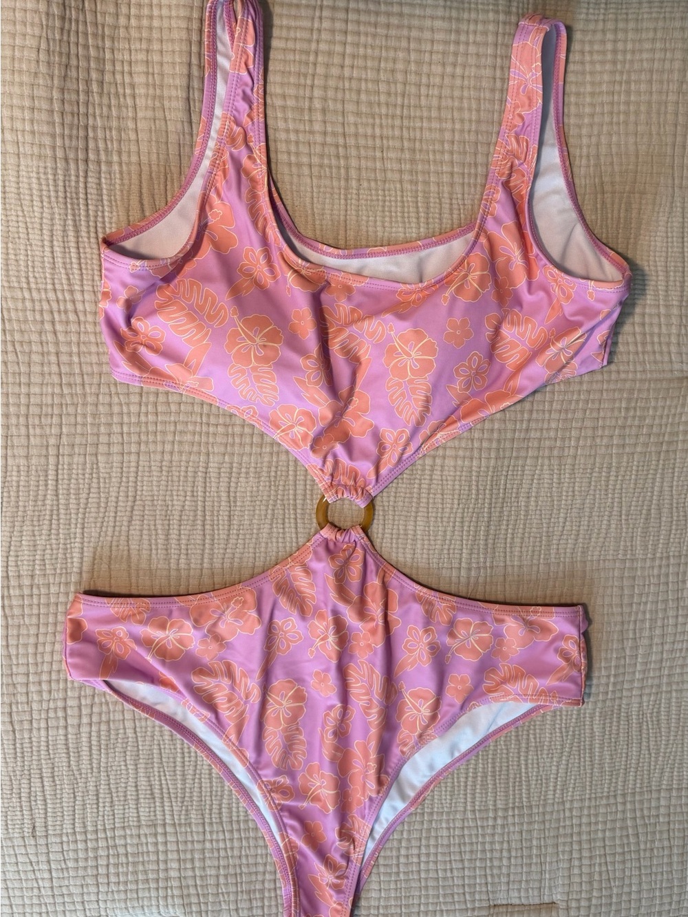 Pink lily one piece